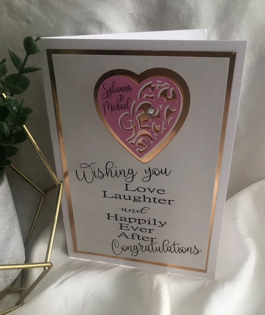 Wedding Card - Personalized for Couple