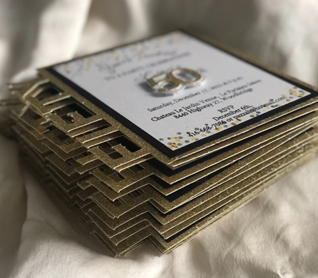 Birthday Invitation -50th MILESTONE