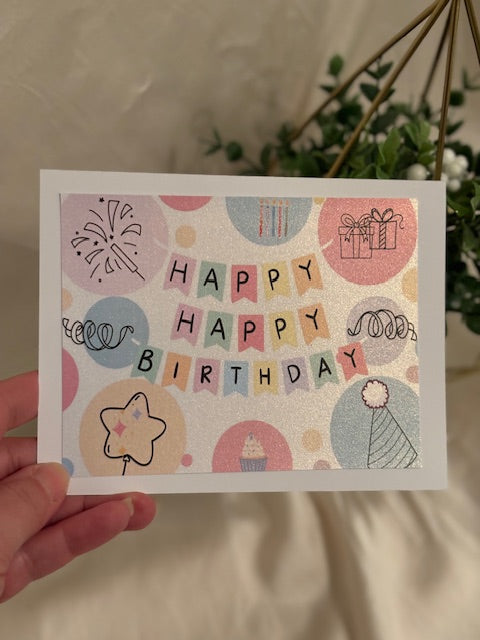 Birthday Card Children -Multicolor