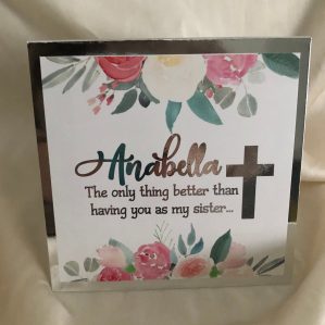 Sacrament Ask Card -Pink Floral