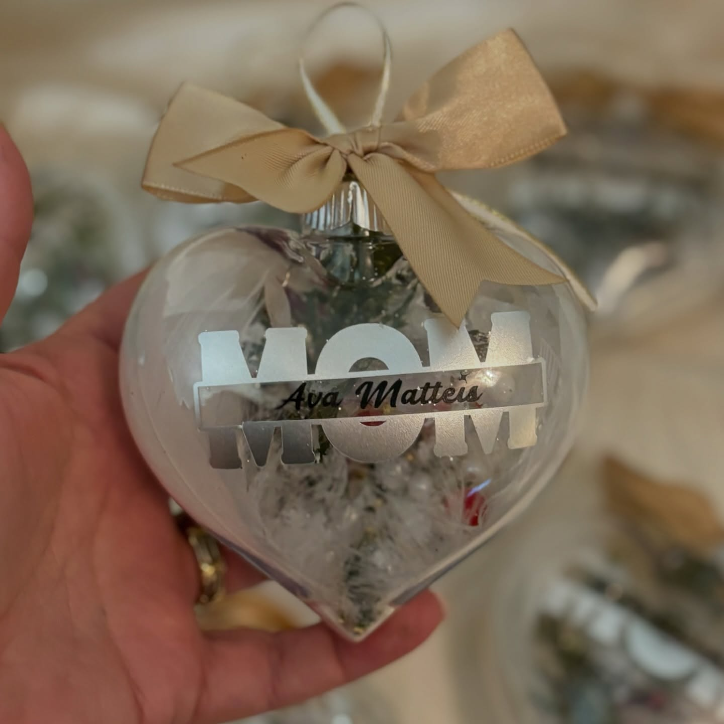 Hear Ornament
