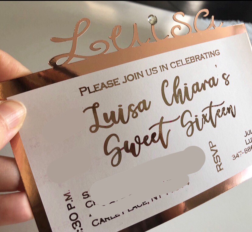 Sweet 16 Invitation