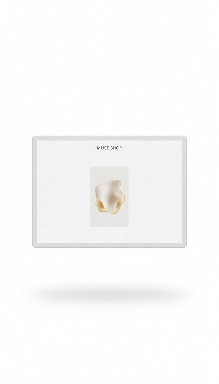 Muse Shop Template with Modular Layouts