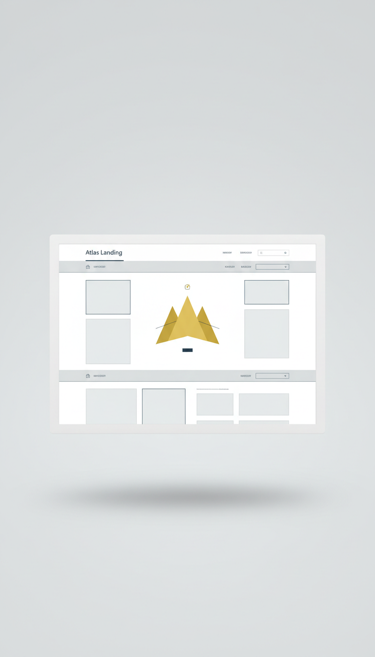 Atlas Landing Page with Instant Focus Sections