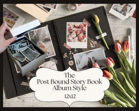 Postbound Story Album (Average 180 photos)