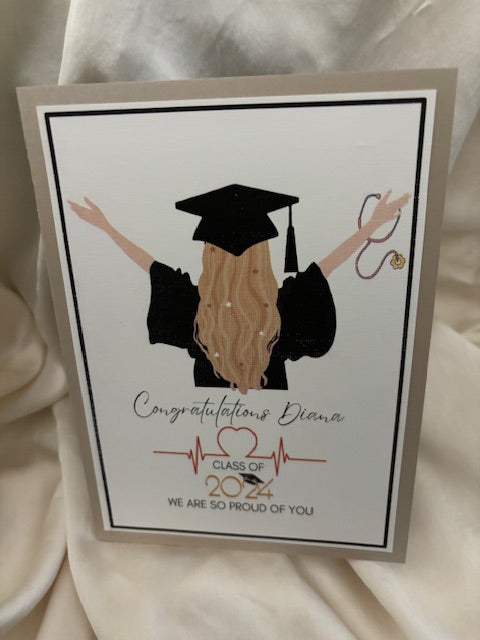Graduation Card - Personalized for Nurse Graduate
