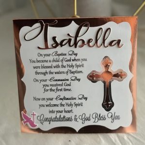 Sacrament of Confirmation -Rose Gold