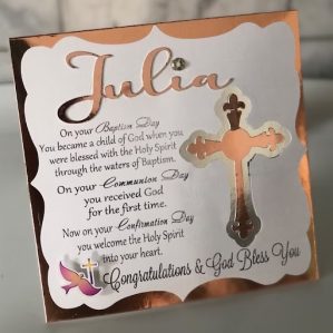 Sacrament of Confirmation -Rose Gold