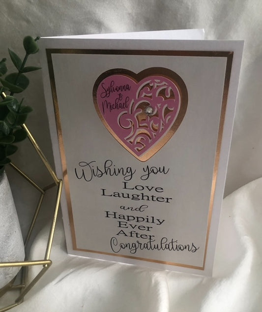 Wedding Card - Personalized for Couple