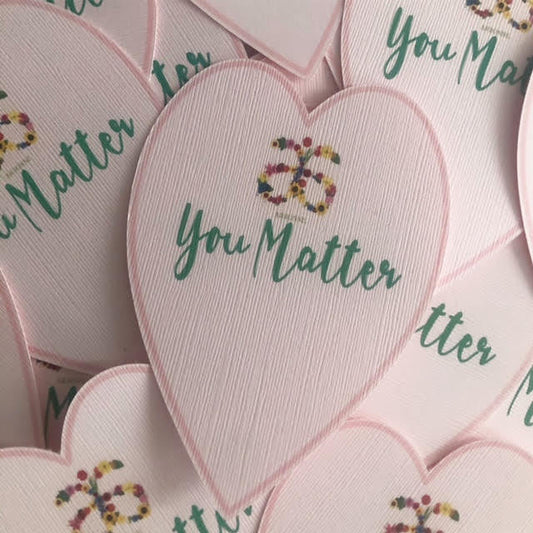 Company Logo Tags  -Heart Shaped