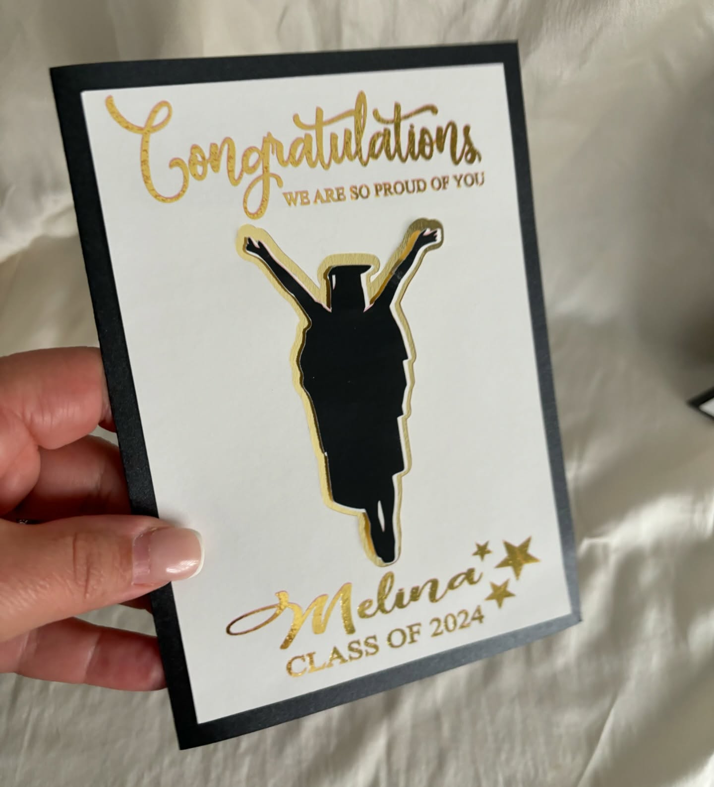 Graduation Card - PERSONALIZED FOR HER