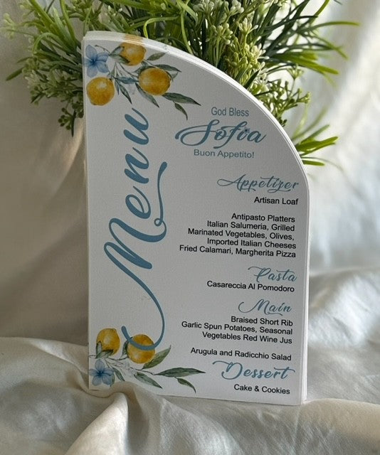 Menu -LEMON THEME