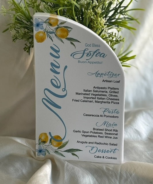 Menu -LEMON THEME