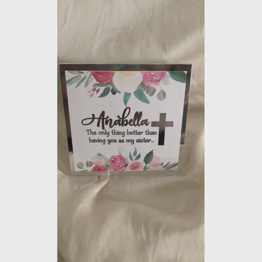 Sacrament Ask Card -Pink Floral