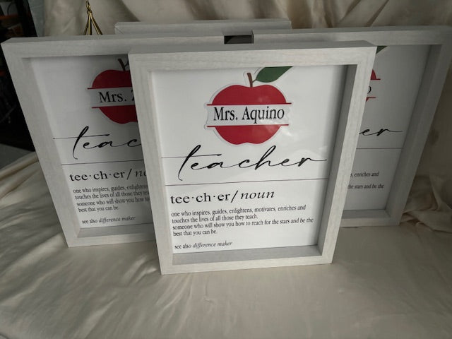 Teacher Customized Frame Gift
